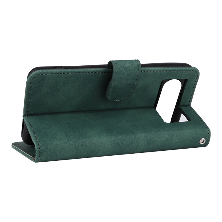 For Google Pixel 8 Skin Feel Magnetic Flip Leather Phone Case