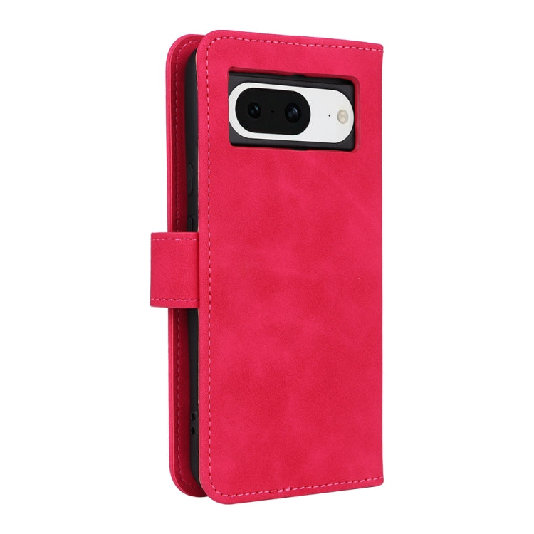 For Google Pixel 8 Skin Feel Magnetic Flip Leather Phone Case