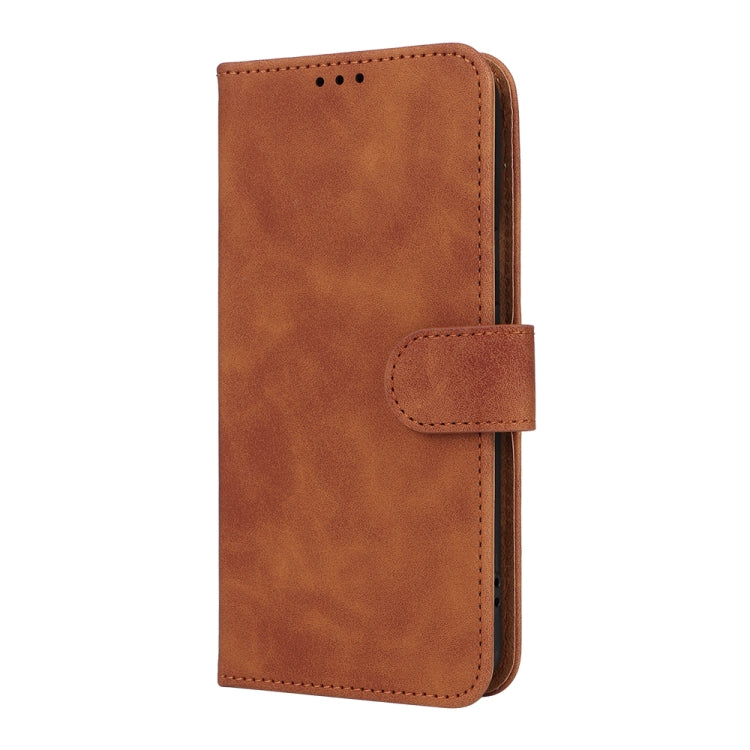 For Google Pixel 8 Skin Feel Magnetic Flip Leather Phone Case