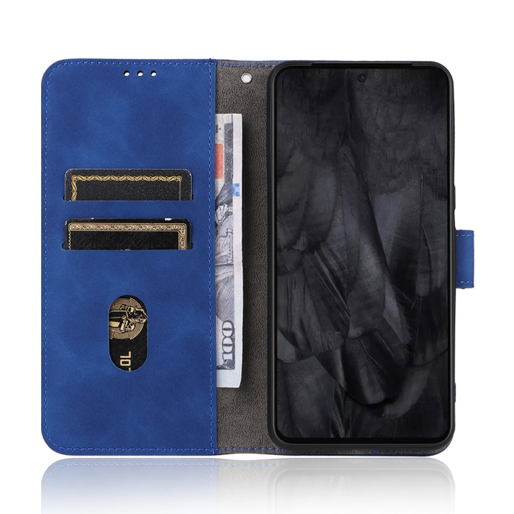 For Google Pixel 8 Pro Skin Feel Magnetic Flip Leather Phone Case