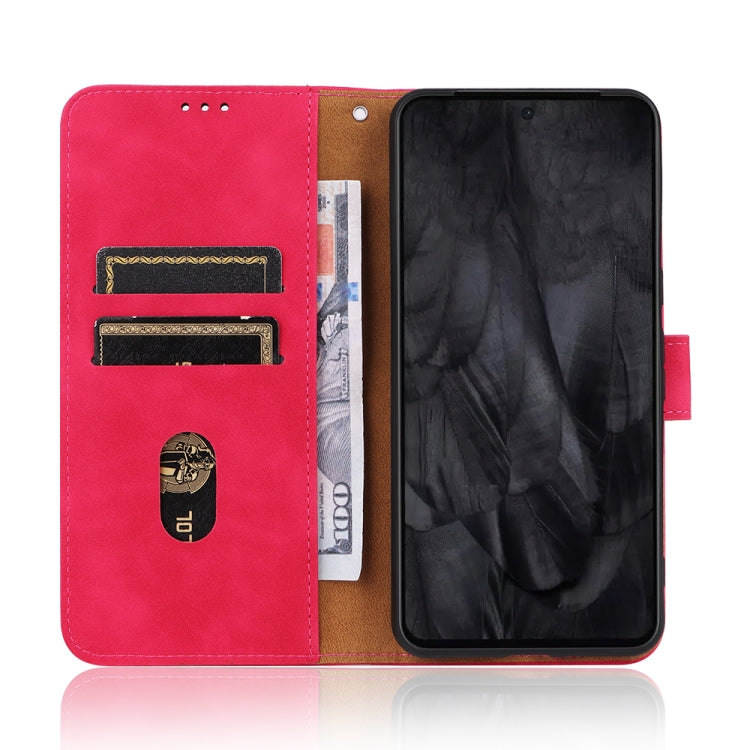 For Google Pixel 8 Pro Skin Feel Magnetic Flip Leather Phone Case