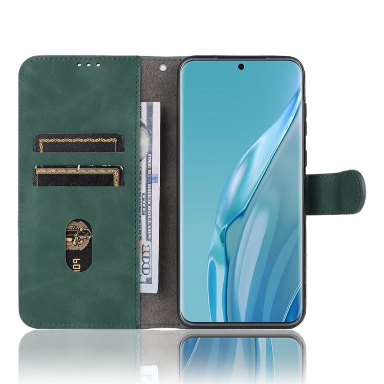 For Huawei P60 Art Skin Feel Magnetic Flip Leather Phone Case