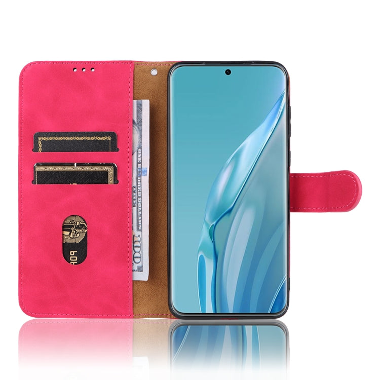 For Huawei P60 Art Skin Feel Magnetic Flip Leather Phone Case