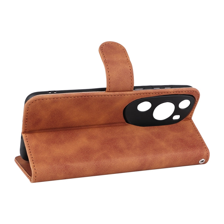 For Huawei P60 Art Skin Feel Magnetic Flip Leather Phone Case