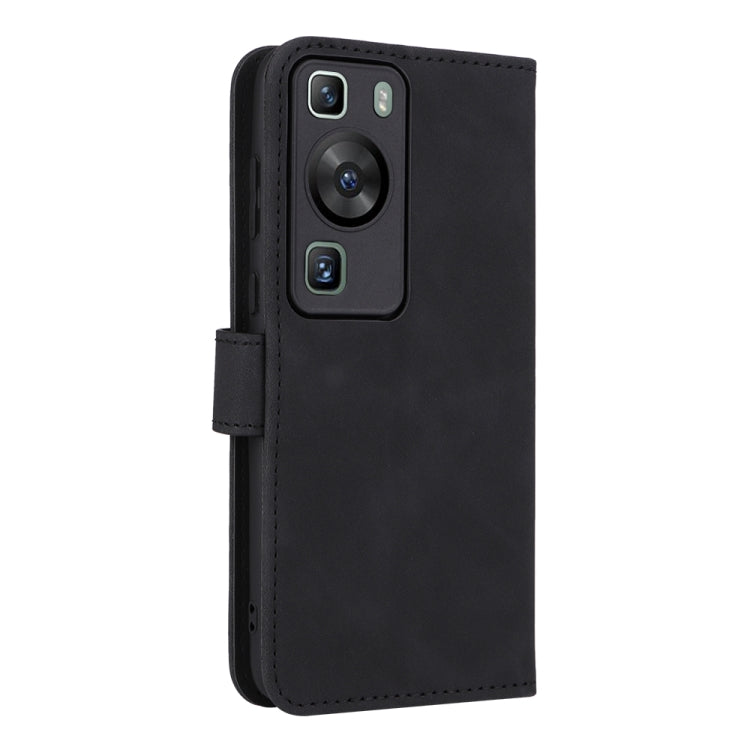 For Huawei P60 / P60 Pro Skin Feel Magnetic Flip Leather Phone Case