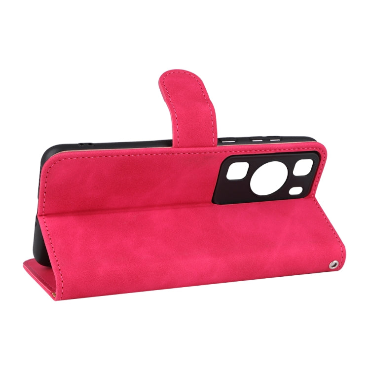 For Huawei P60 / P60 Pro Skin Feel Magnetic Flip Leather Phone Case