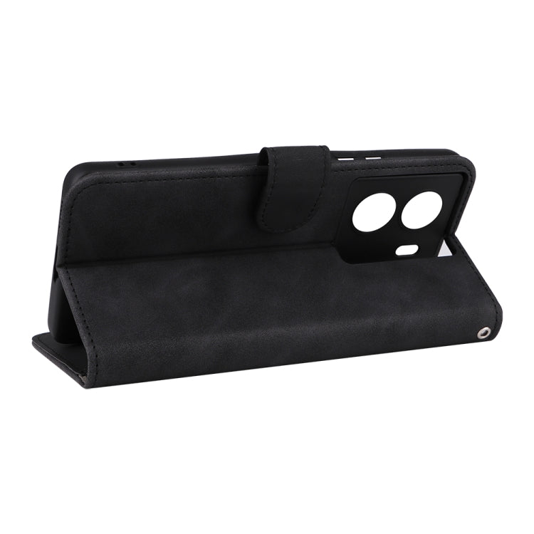 For vivo iQOO Z7 Skin Feel Magnetic Flip Leather Phone Case