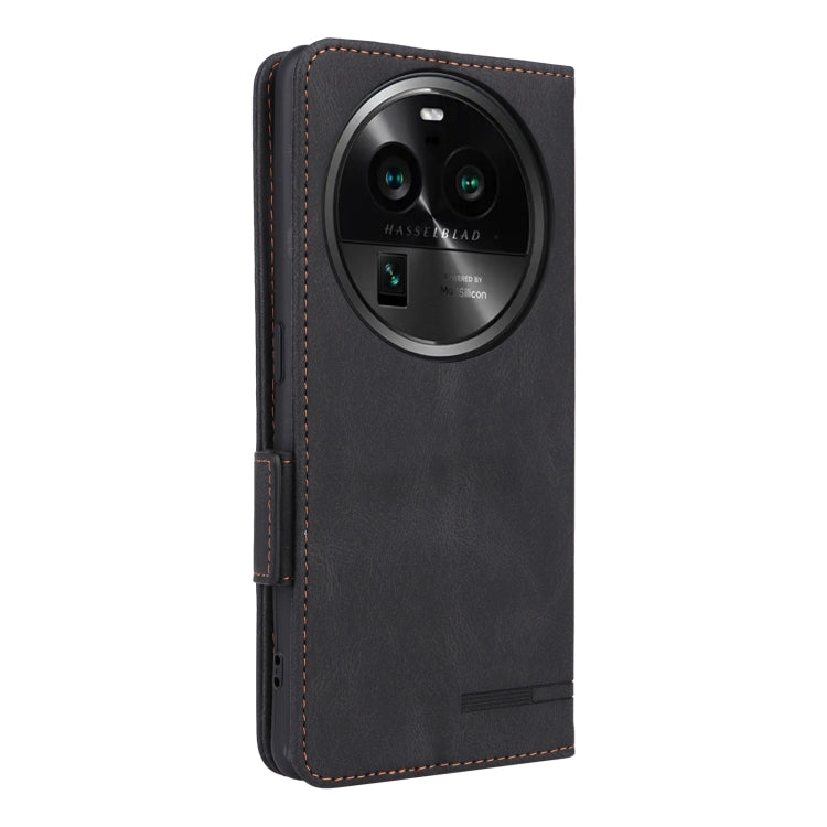 For OPPO Find X6 Magnetic Clasp Flip Leather Phone Case