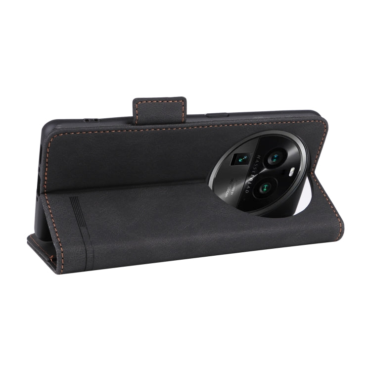 For OPPO Find X6 Magnetic Clasp Flip Leather Phone Case