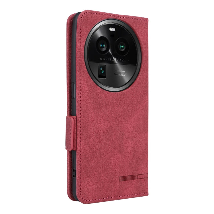 For OPPO Find X6 Magnetic Clasp Flip Leather Phone Case