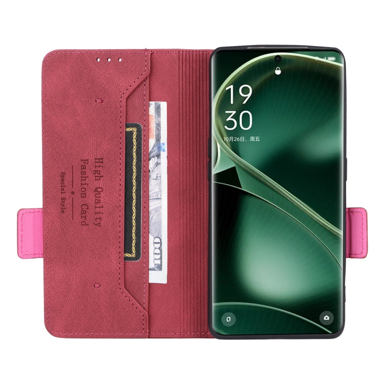 For OPPO Find X6 Magnetic Clasp Flip Leather Phone Case