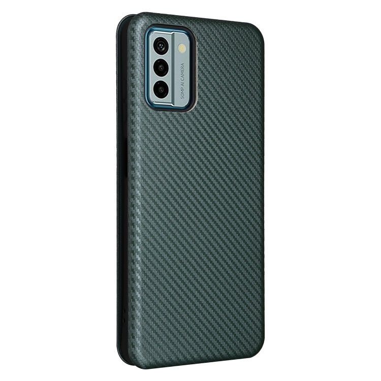 For Nokia G22 Carbon Fiber Texture Flip Leather Phone Case