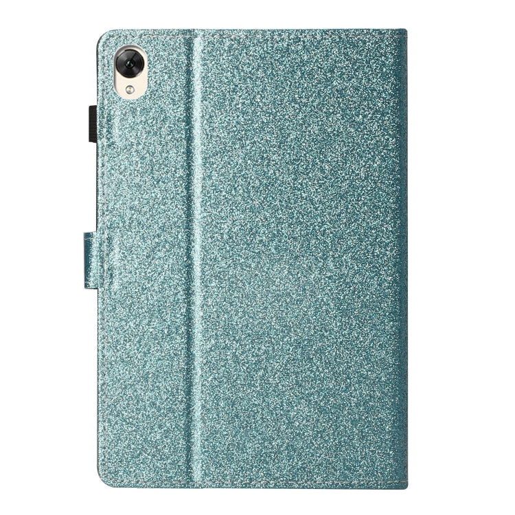 For Huawei MediaPad M6 8.4 Glitter Powder Love Buckle Horizontal Flip Leather Case with Holder & Card Slots