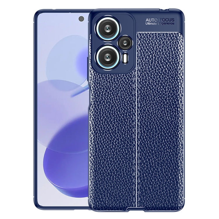 For Xiaomi Redmi Note 12 Turbo Litchi Texture Shockproof TPU Phone Case