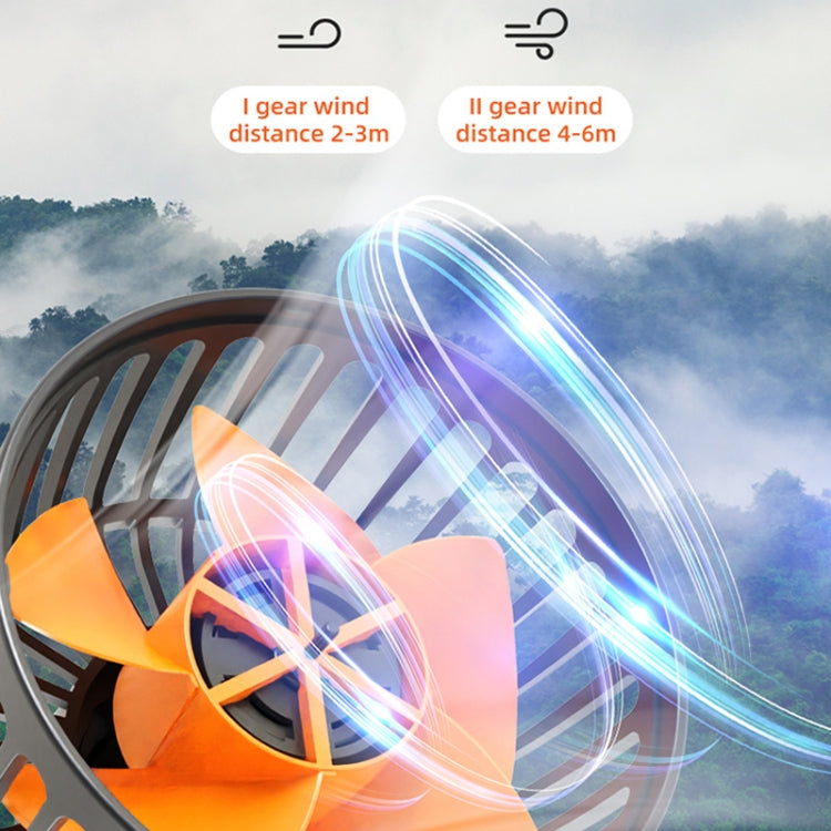 F4310 360-Degree Rotating Adjustable Car Three-Head Fan, Style:5V USB Universal