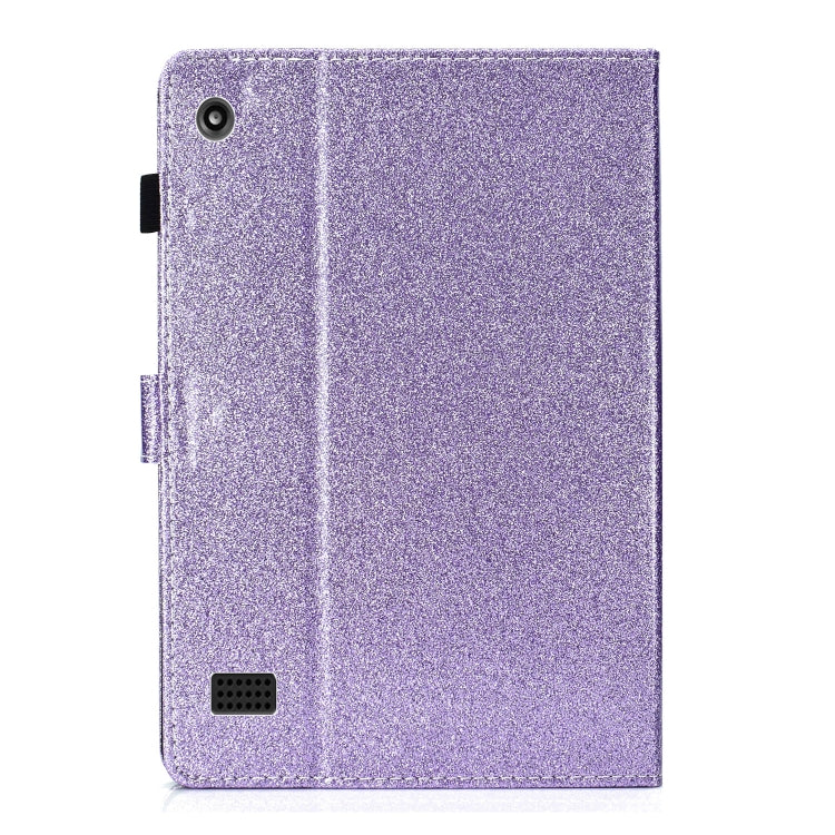 For Amazon Kindle Fire HD 7 Love Buckle Glitter Horizontal Flip Leather Case with Holder & Card Slots