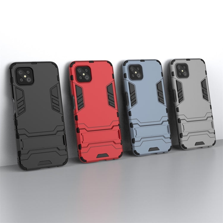 For OPPO A92s PC + TPU Shockproof Protective Case with Invisible Holder