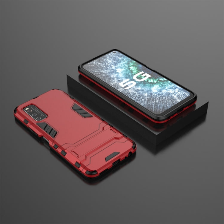 For Vivo IQOO Neo3 PC + TPU Shockproof Protective Case with Invisible Holder