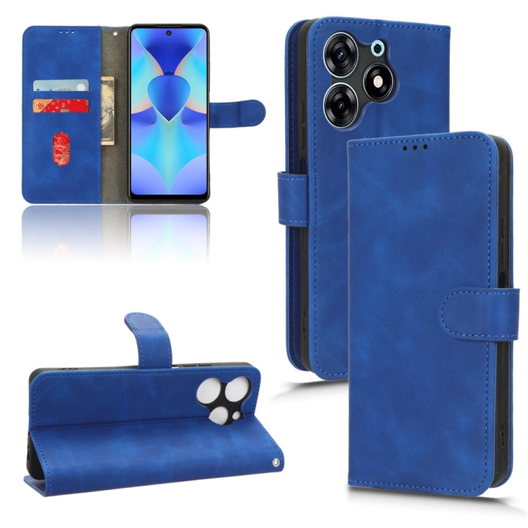 For TECNO Spark 10 Pro Skin Feel Magnetic Flip Leather Phone Case