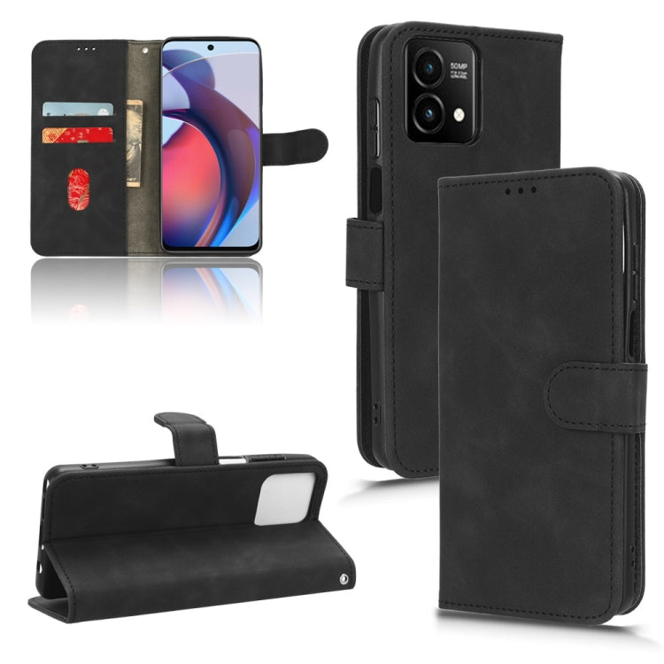 For Motorola Moto G Stylus 5G 2023 Skin Feel Magnetic Flip Leather Phone Case
