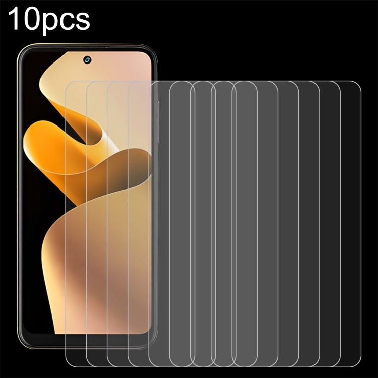 For Lava Blaze 2 10 PCS 0.26mm 9H 2.5D Tempered Glass Film