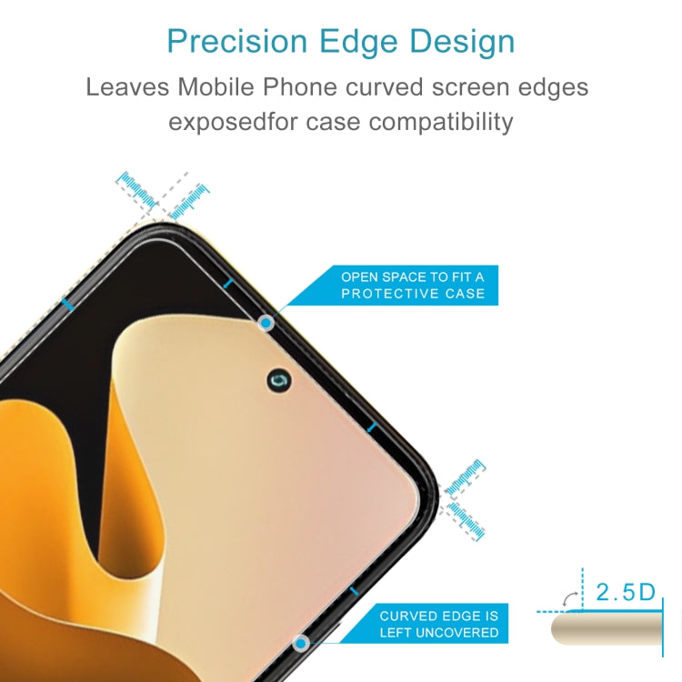 For Lava Blaze 2 50 PCS 0.26mm 9H 2.5D Tempered Glass Film