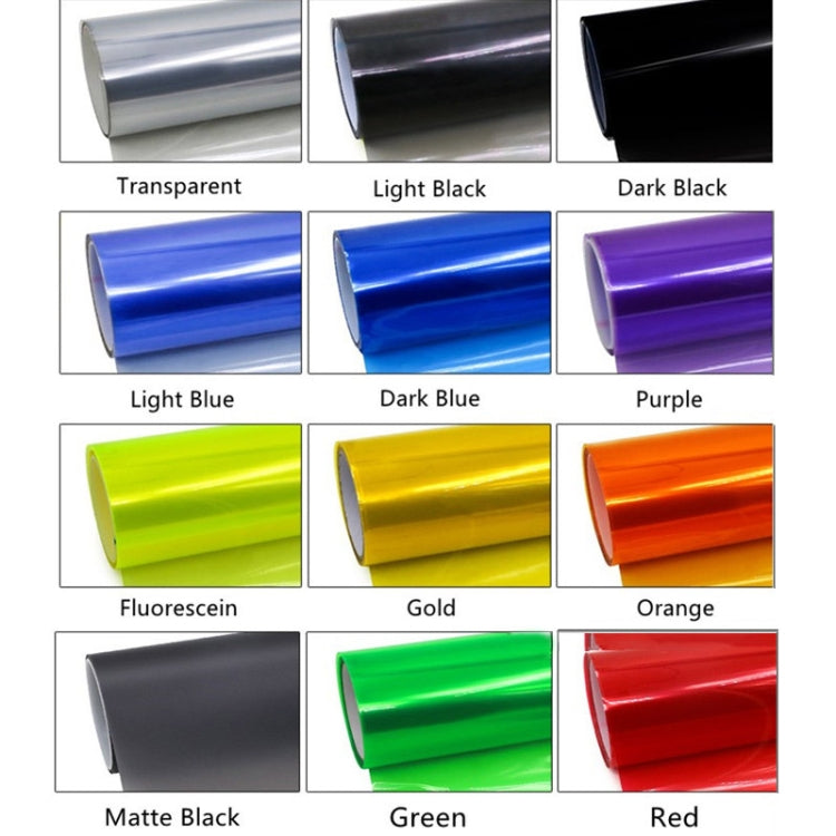 2pcs Car Headlight Protective Film Tail Light Film Motorcycle Fog Light Film, Size:30 x 100cm