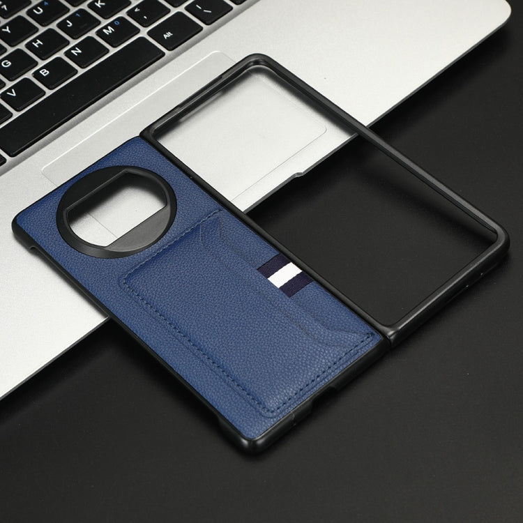 For Huawei Mate X3 Litchi Texture Card Slot Phone Case