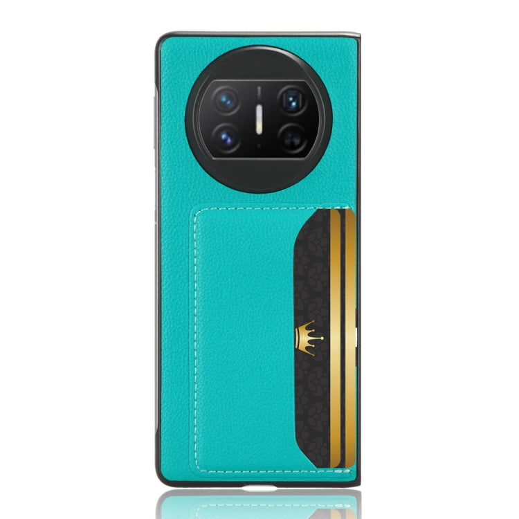 For Huawei Mate X3 Litchi Texture Card Slot Phone Case