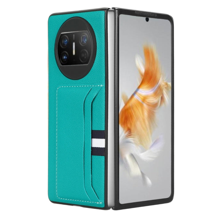 For Huawei Mate X3 Litchi Texture Card Slot Phone Case
