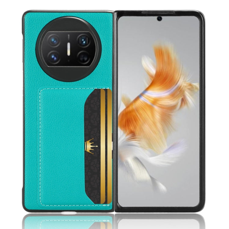 For Huawei Mate X3 Litchi Texture Card Slot Phone Case