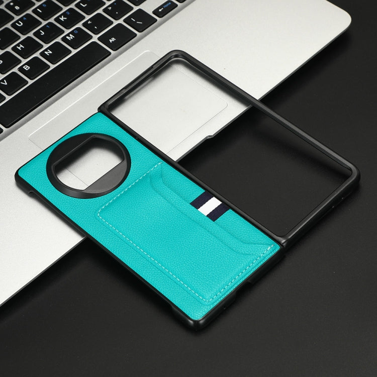 For Huawei Mate X3 Litchi Texture Card Slot Phone Case