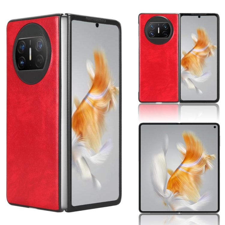 For Huawei Mate X3 Litchi Texture Phone Case