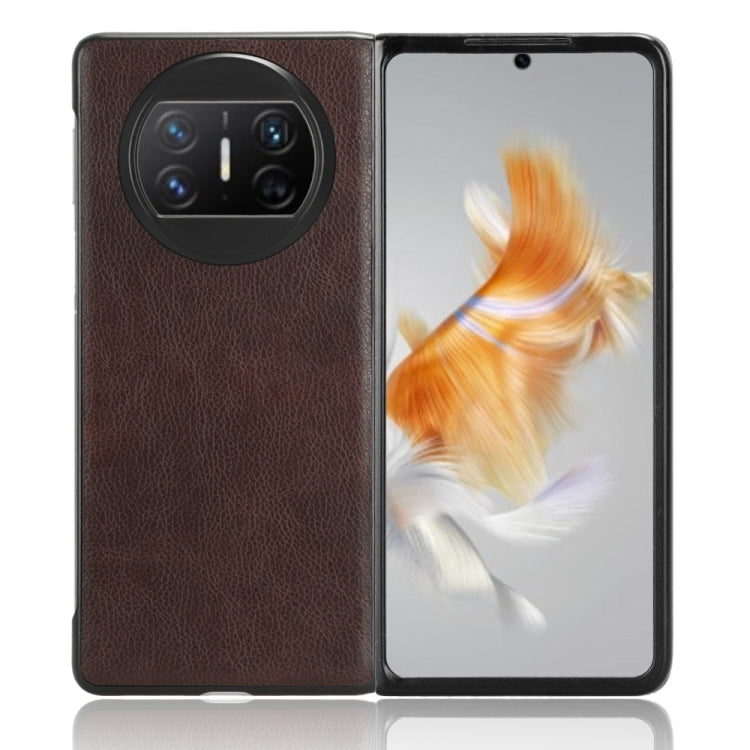 For Huawei Mate X3 Litchi Texture Phone Case