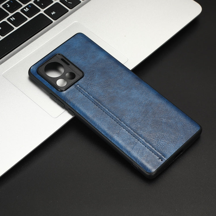 For Motorola Edge 30 Ultra / Moto X30 Pro Sewing Cow Pattern Skin PC + PU + TPU Phone Case