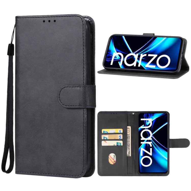 For Realme narzo N55 Leather Phone Case