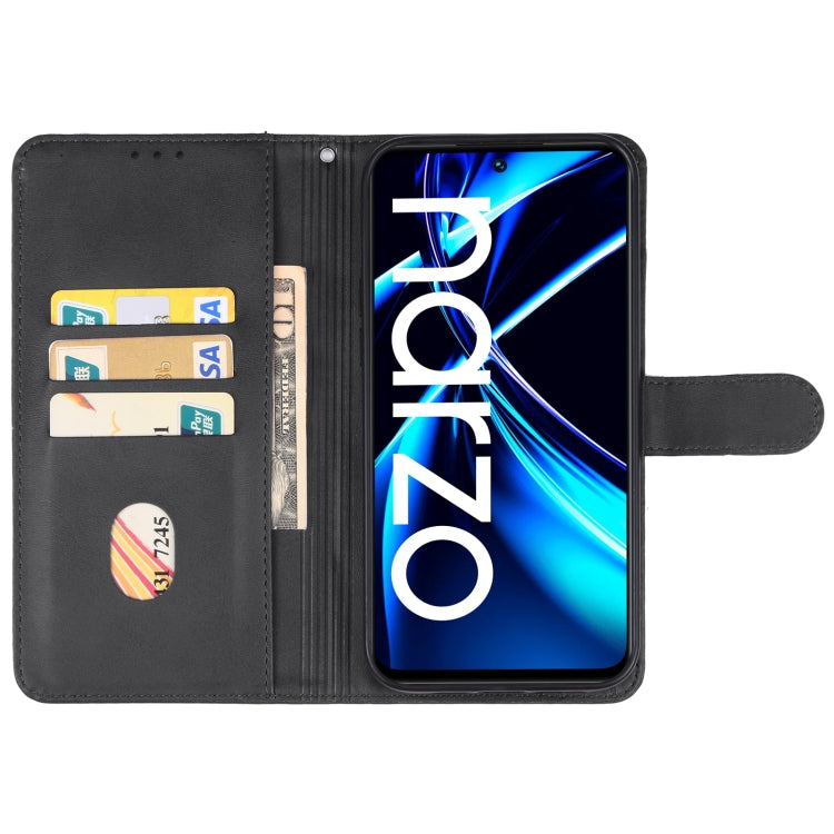 For Realme narzo N55 Leather Phone Case