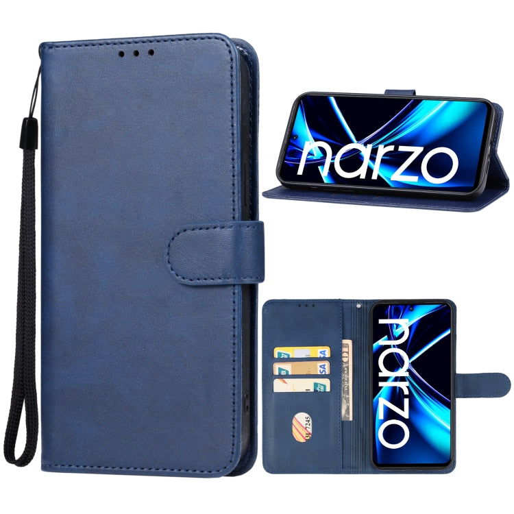For Realme narzo N55 Leather Phone Case