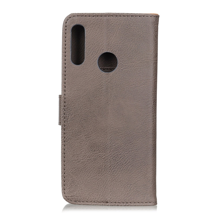 For Huawei Y6P KHAZNEH Cowhide Texture Horizontal Flip Leather Case with Holder & Card Slots & Wallet