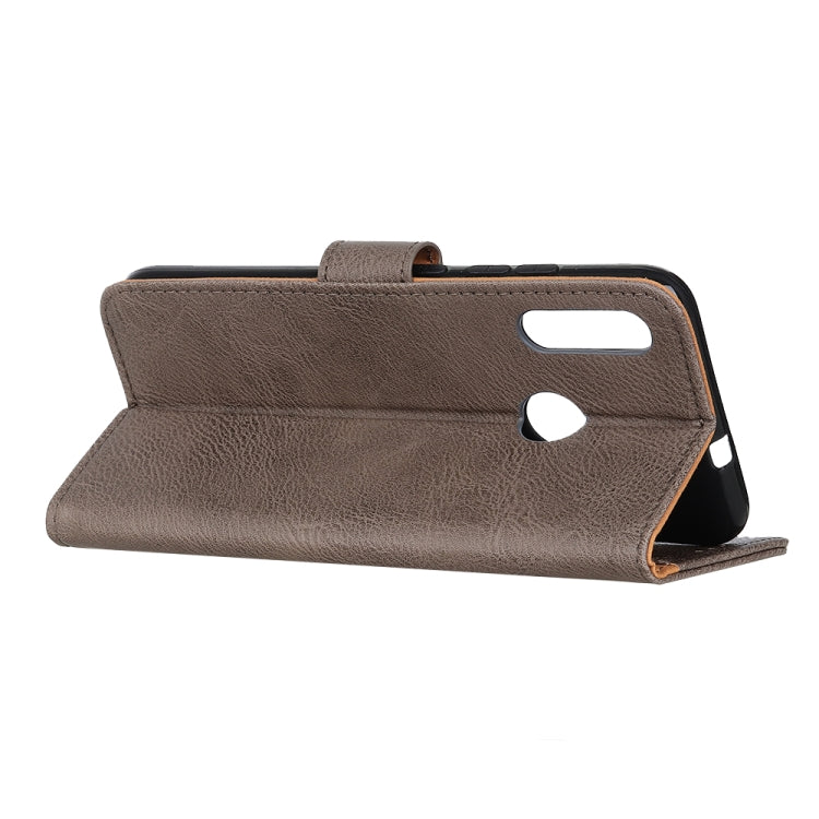 For Huawei Y6P KHAZNEH Cowhide Texture Horizontal Flip Leather Case with Holder & Card Slots & Wallet