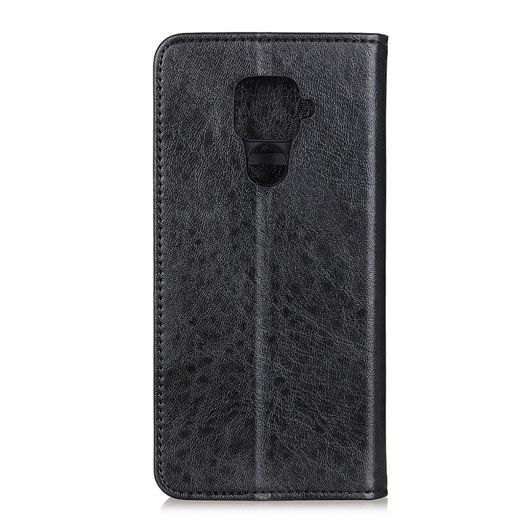 For Xiaomi Redmi Note 9 Magnetic Crazy Horse Texture Horizontal Flip Leather Case with Holder & Card Slots & Wallet