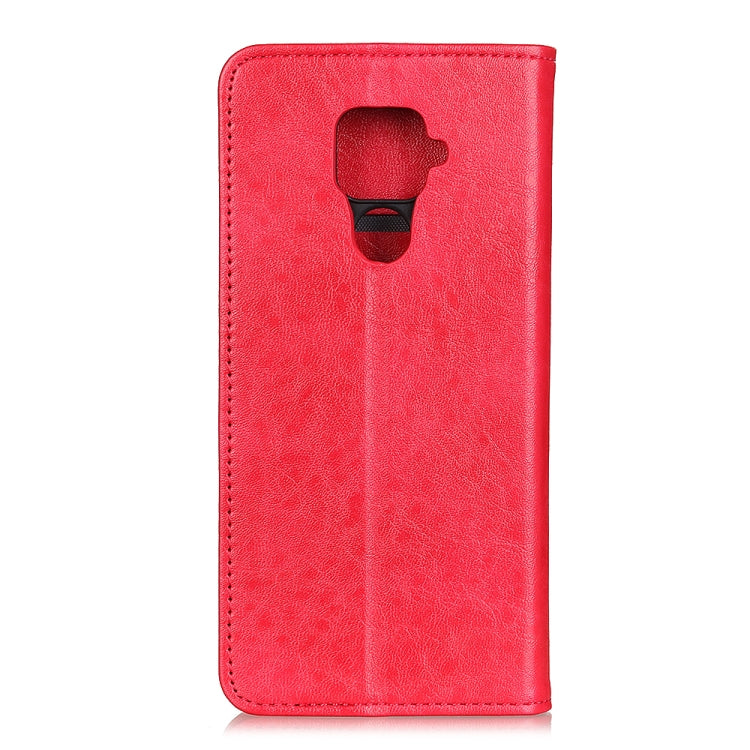 For Xiaomi Redmi Note 9 Magnetic Crazy Horse Texture Horizontal Flip Leather Case with Holder & Card Slots & Wallet