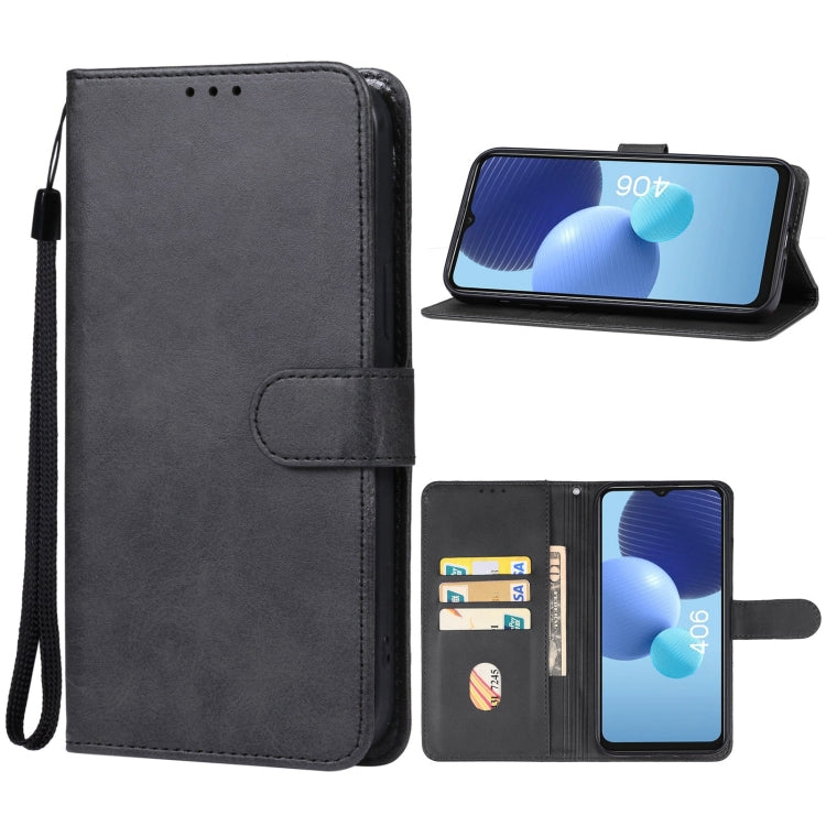 For TCL 406 Leather Phone Case