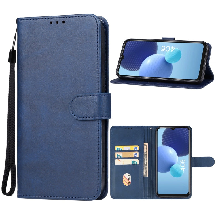 For TCL 406 Leather Phone Case