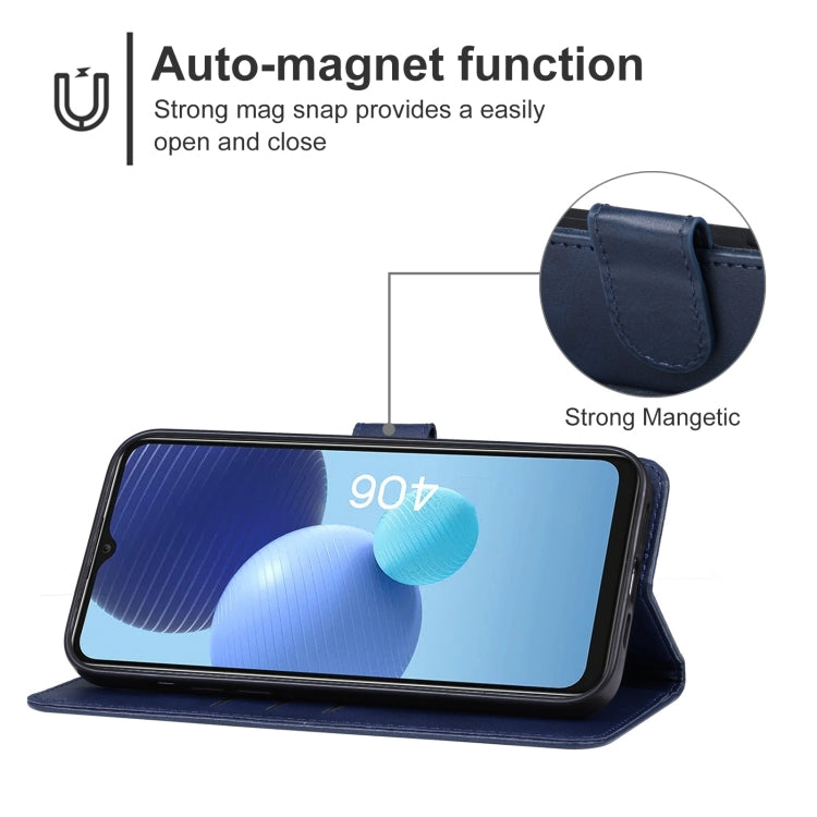 For TCL 406 Leather Phone Case