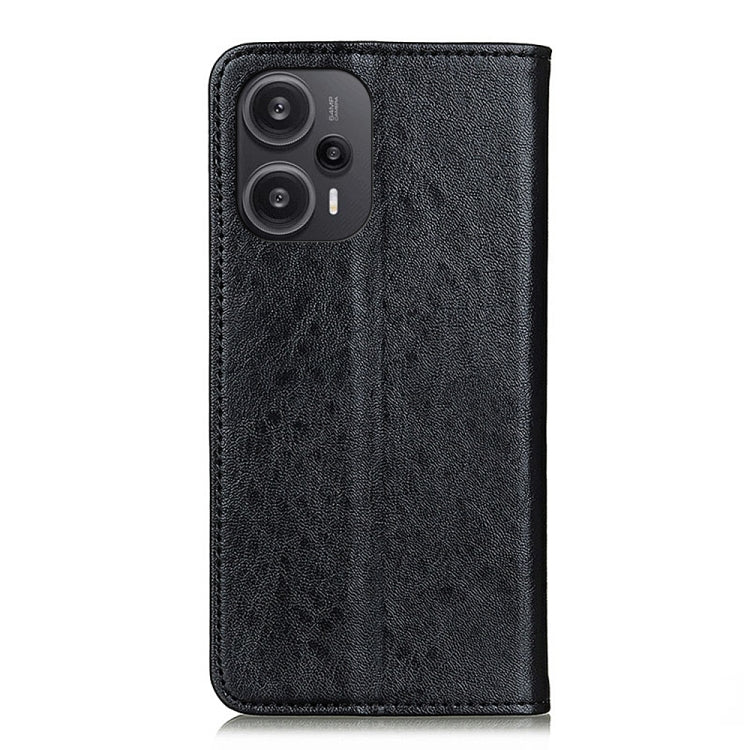 For Xiaomi Redmi Note 12 Turbo Magnetic Crazy Horse Texture Leather Phone Case