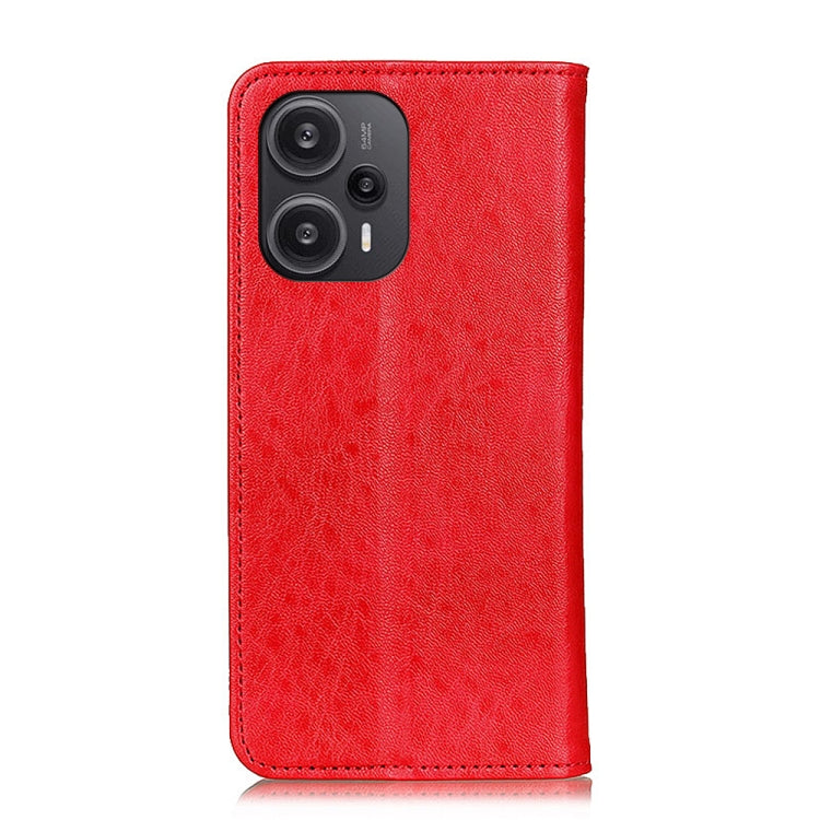 For Xiaomi Redmi Note 12 Turbo Magnetic Crazy Horse Texture Leather Phone Case