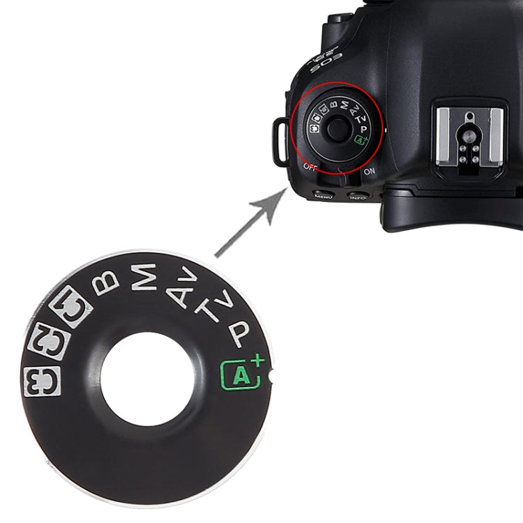 For Canon EOS 5D Mark III OEM Mode Dial Iron Pad