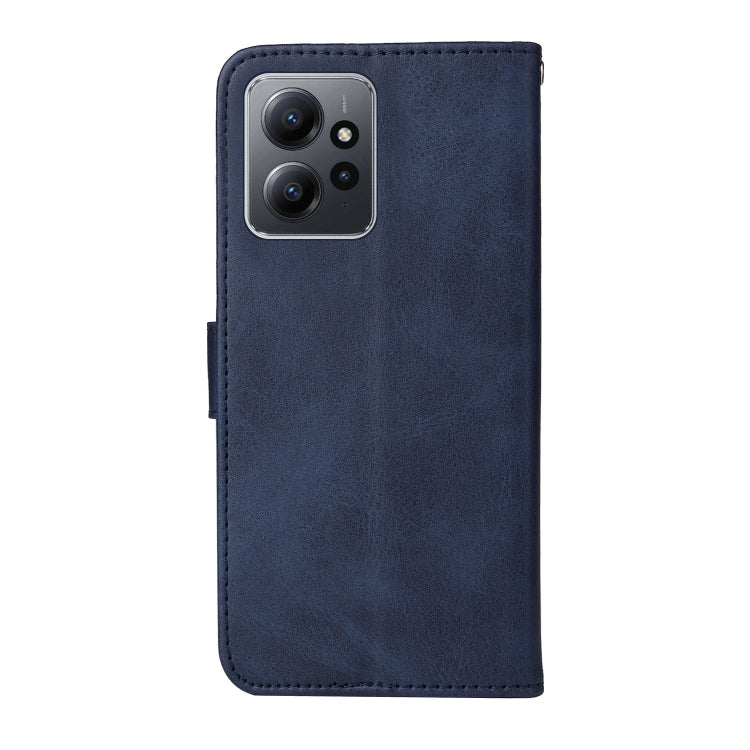 For Xiaomi Redmi Note 12 4G Global Classic Calf Texture Flip Leather Phone Case
