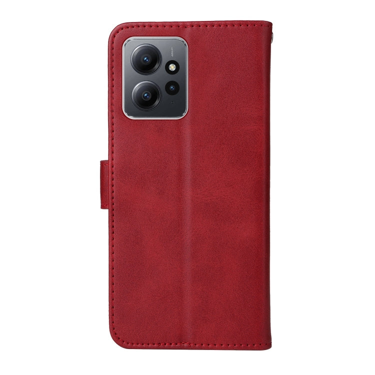 For Xiaomi Redmi Note 12 4G Global Classic Calf Texture Flip Leather Phone Case